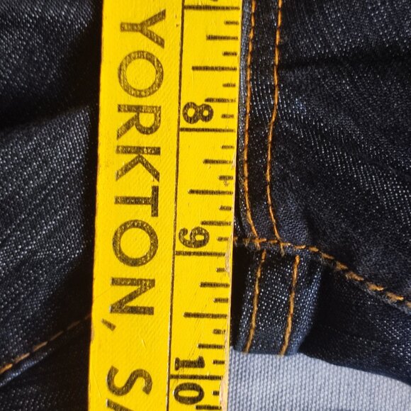 Warehouse One flare jeans women's size 32 ink blue short - Picture 10 of 11